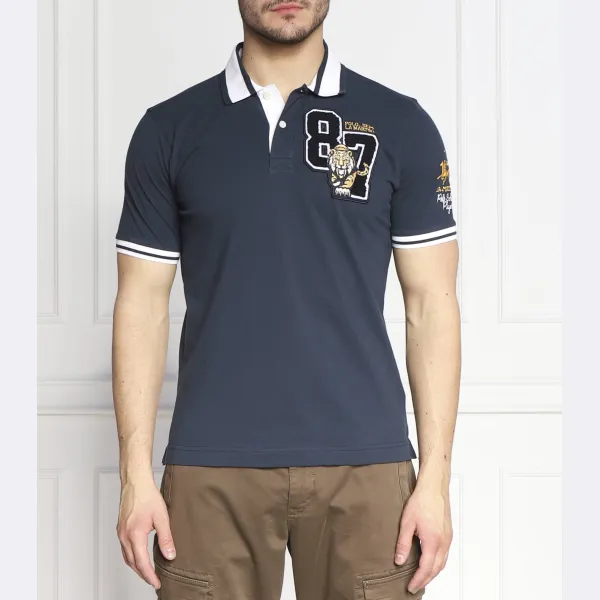 Рубашка поло стандартного кроя La Martina, синий
Рубашка поло стандартного кроя La Martina, синий