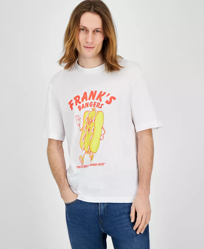 Мужская футболка с коротким рукавом и принтом Nugotacos Hugo Boss, белый
Мужская футболка с коротким рукавом и принтом Nugotacos Hugo Boss, белый