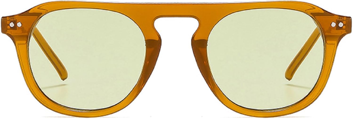 Ретро-солнцезащитные очки с квадратными заклепками для мужчин, модные темно-зеленые и желтые оттенки, защита от ультрафиолета UV400, трендовые женские солнцезащитные очки-пилот mincl, Green
Ретро-солнцезащитные очки с квадратными заклепками для мужчин, модные темно-зеленые и желтые оттенки, защита от ультрафиолета UV400, трендовые женские солнцезащитные очки-пилот mincl, Green