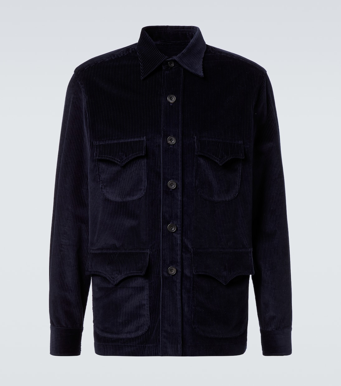 Рубашка в стиле вестерн из хлопкового вельвета Rubinacci, Blue Night Corduroy
Рубашка в стиле вестерн из хлопкового вельвета Rubinacci, Blue Night Corduroy