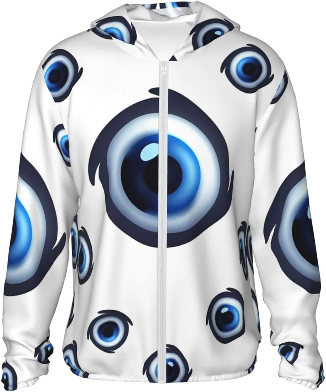 Куртка с защитой от солнца UPF 50+ с капюшоном и рисунком Evil Eyes LHBWCVN
Куртка с защитой от солнца UPF 50+ с капюшоном и рисунком Evil Eyes LHBWCVN