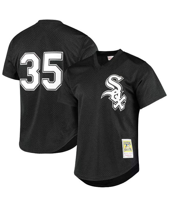 Мужская бейсбольная майка для тренировок Frank Thomas Black Chicago White Sox Cooperstown с сетчатыми вставками Mitchell & Ness
Мужская бейсбольная майка для тренировок Frank Thomas Black Chicago White Sox Cooperstown с сетчатыми вставками Mitchell & Ness