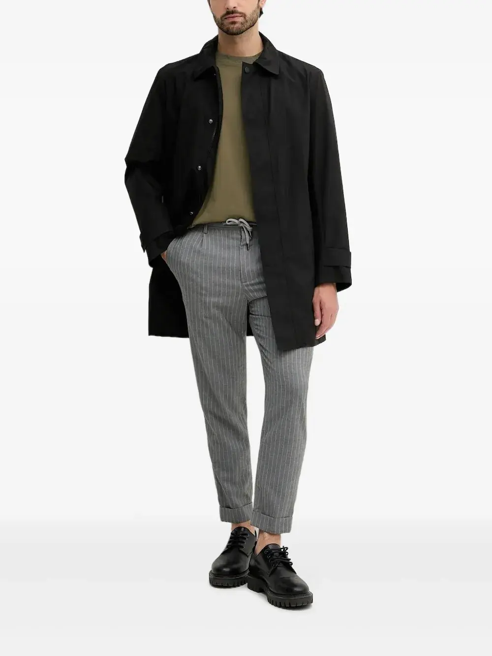 Пальто Gore-Tex на пуговицах BOSS, черный
Пальто Gore-Tex на пуговицах BOSS, черный