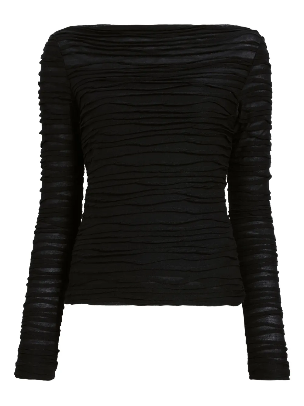 Топ с длинными рукавами и сборками Proenza Schouler White Label, черный
Топ с длинными рукавами и сборками Proenza Schouler White Label, черный