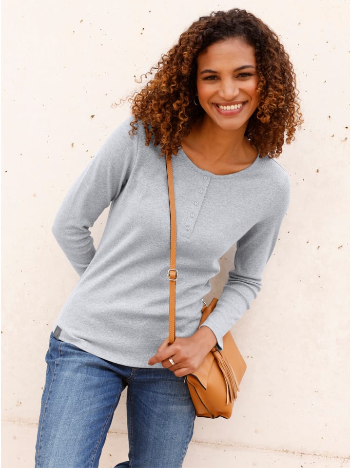 Рубашка с круглым вырезом цвета меланжевый серый WITT WEIDEN
Рубашка с круглым вырезом цвета меланжевый серый WITT WEIDEN