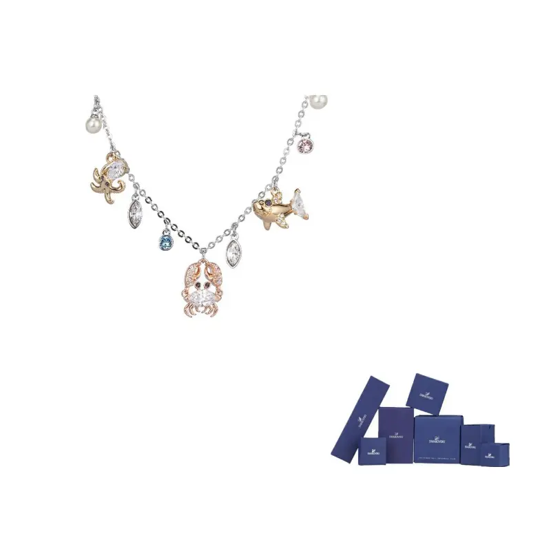 Swarovski Ожерелье Ocean Alloy для женщин серебристое
Swarovski Ожерелье Ocean Alloy для женщин серебристое