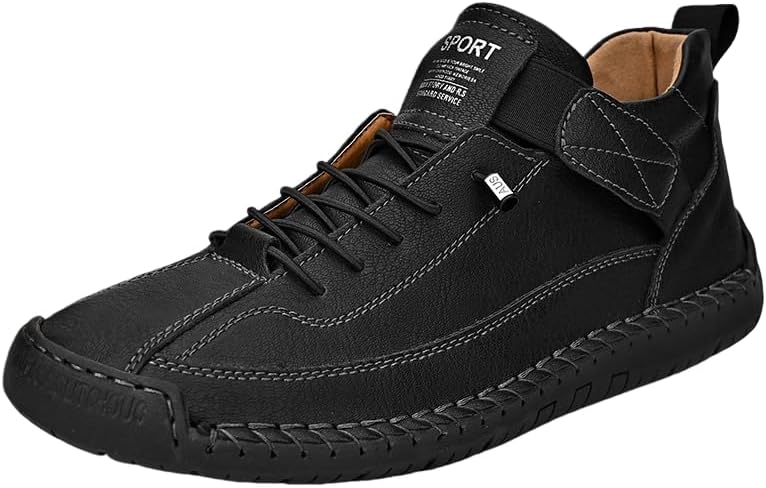 Мужские модные кожаные кроссовки Hoalox, черный
Мужские модные кожаные кроссовки Hoalox, черный