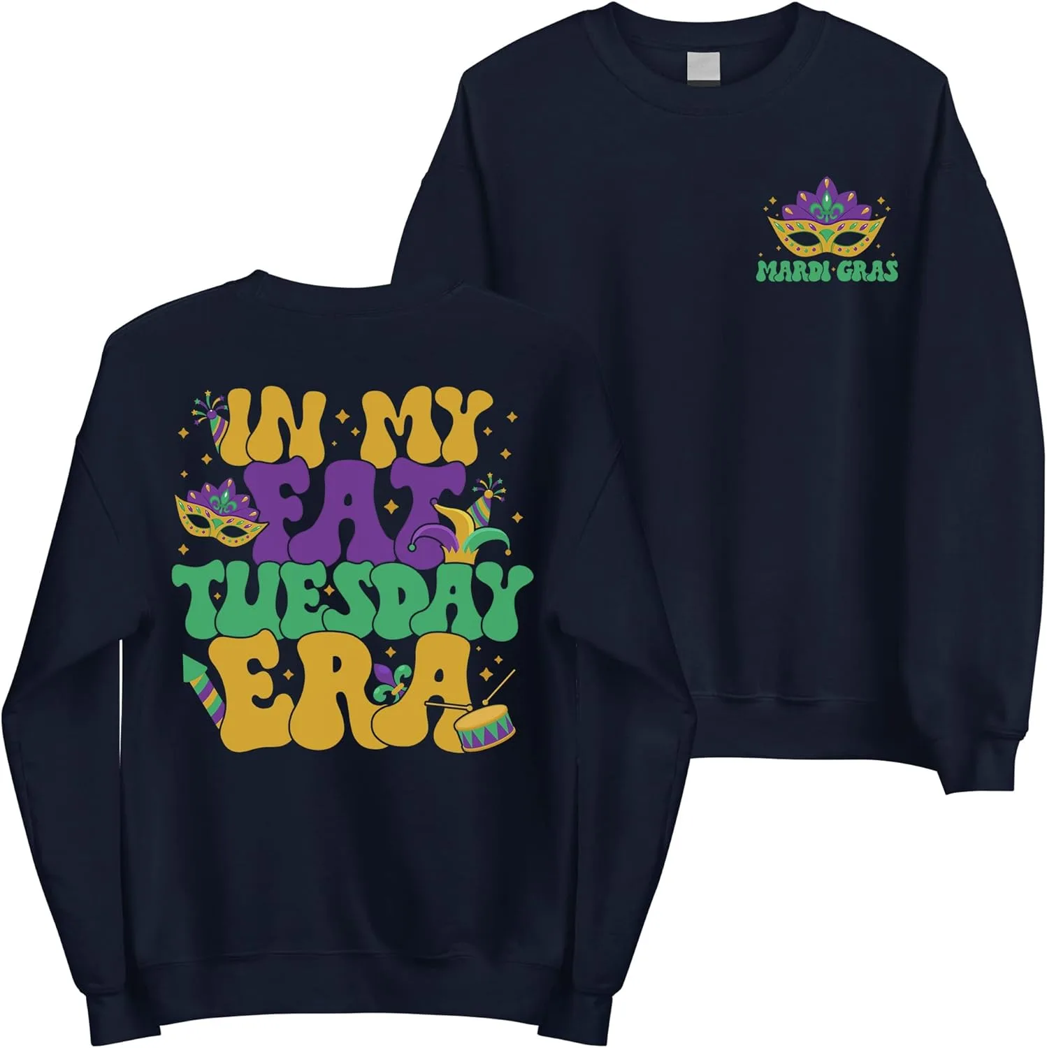 Толстовка In My Fat Tuesday Era с двусторонним принтом Mardi Gras MadalenStore
Толстовка In My Fat Tuesday Era с двусторонним принтом Mardi Gras MadalenStore