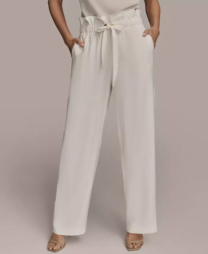 Женские брюки с завязкой на талии и широкими штанинами Donna Karan New York, коричневый/бежевый
Женские брюки с завязкой на талии и широкими штанинами Donna Karan New York, коричневый/бежевый