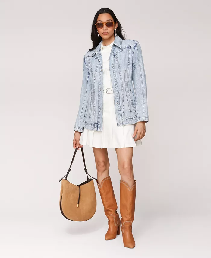 Женская куртка с корсетным швом и длинным рукавом Avec Les Filles, синий
Женская куртка с корсетным швом и длинным рукавом Avec Les Filles, синий