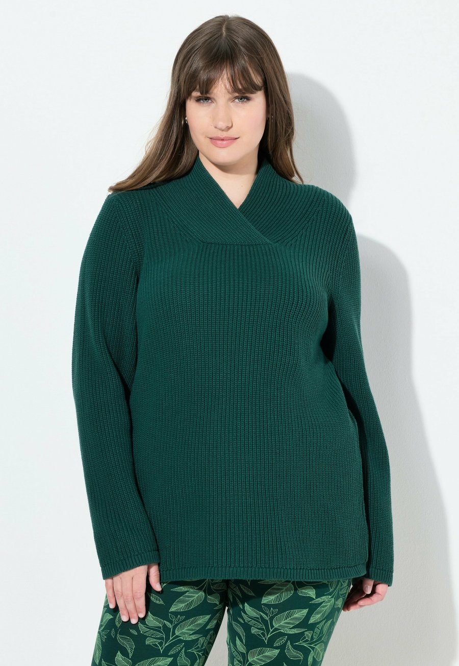 Джемпер Ulla Popken Jumper, Emerald Green/Green
Джемпер Ulla Popken Jumper, Emerald Green/Green