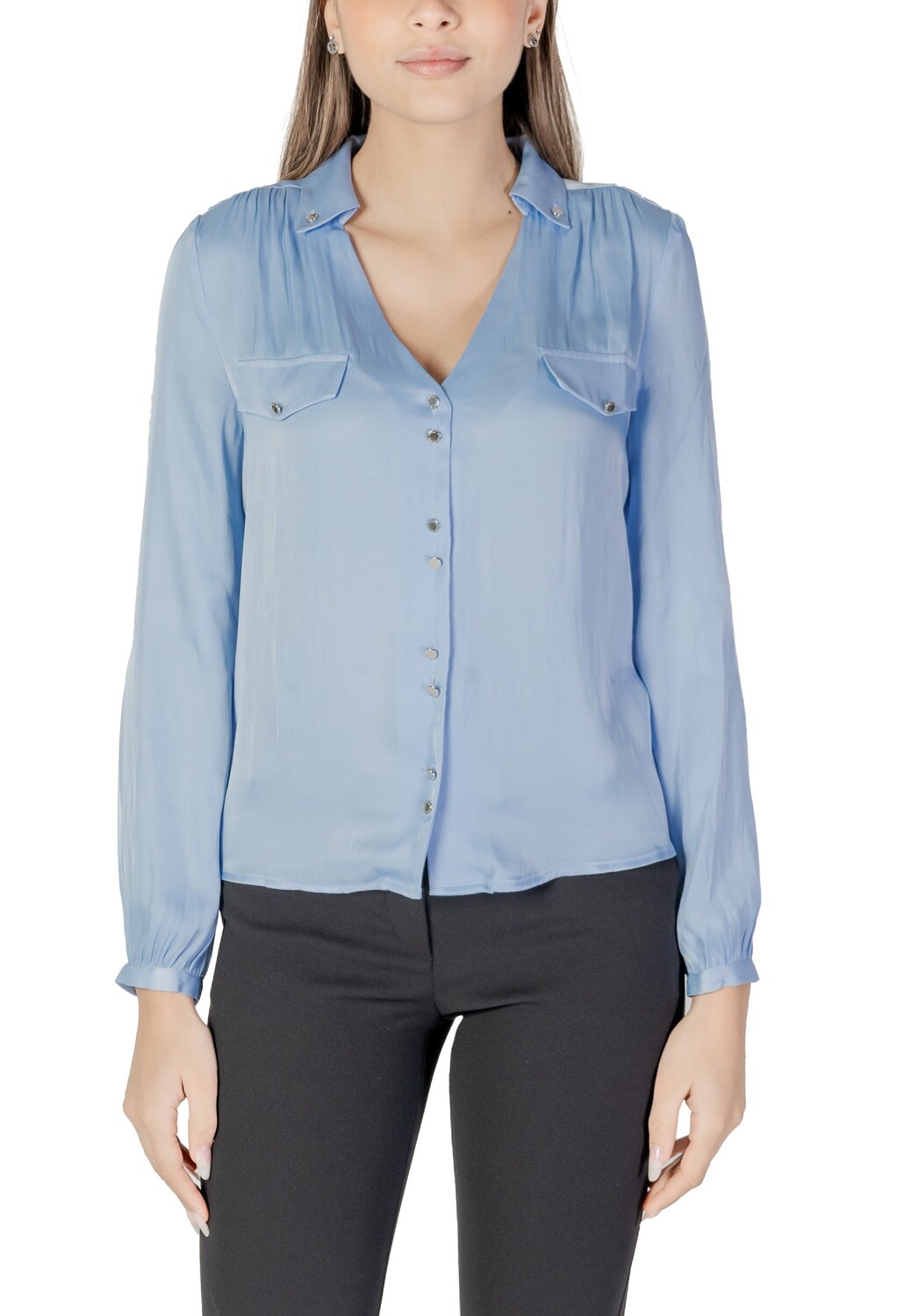 Блуза Morgan Lane с вырезом, светло-голубой
Блуза Morgan Lane с вырезом, светло-голубой