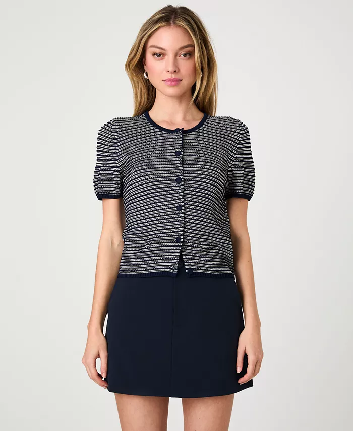 Женский вязаный кардиган в полоску зигзагом French Connection, мультиколор
Женский вязаный кардиган в полоску зигзагом French Connection, мультиколор