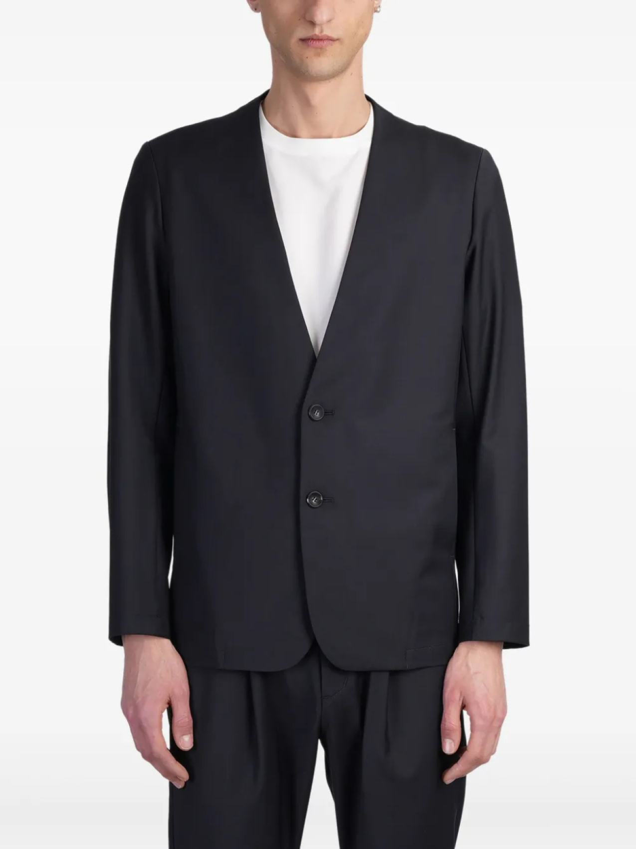 Однобортный блейзер Attachment, синий 
Однобортный блейзер Attachment, синий