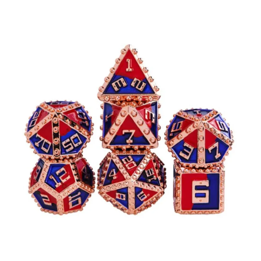 Полигональный набор брони Пейджа (7), Dice Sets - Metal - Brigandine
Полигональный набор брони Пейджа (7), Dice Sets - Metal - Brigandine