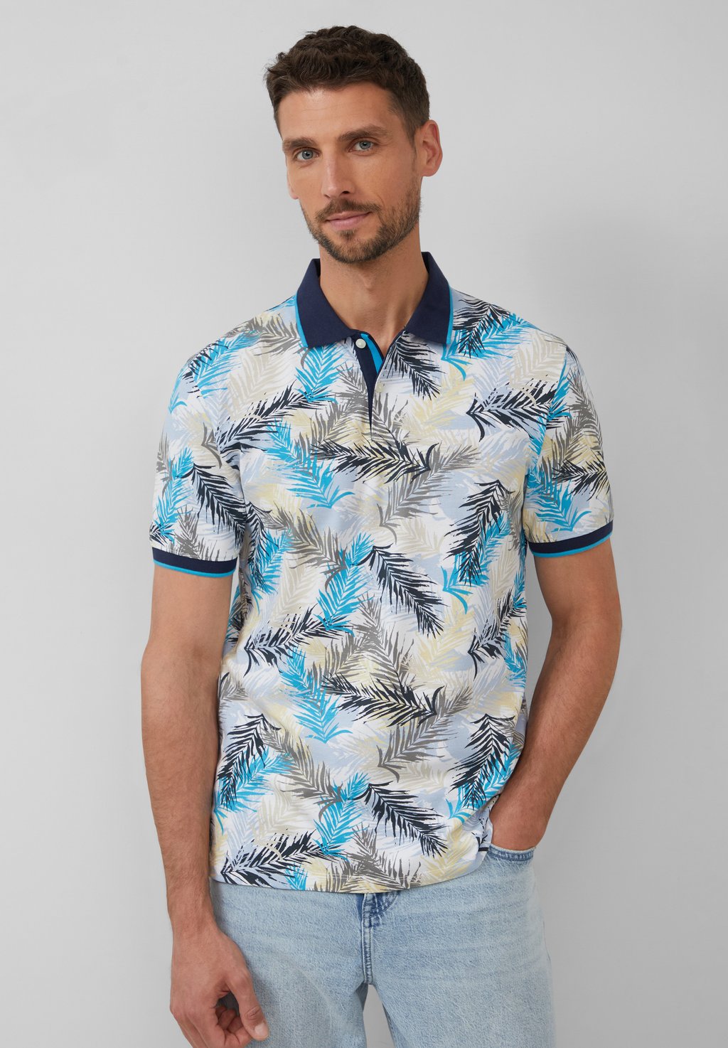 Рубашка поло UND KONTRAST-DETAILS s.Oliver, светло-голубой
Рубашка поло UND KONTRAST-DETAILS s.Oliver, светло-голубой