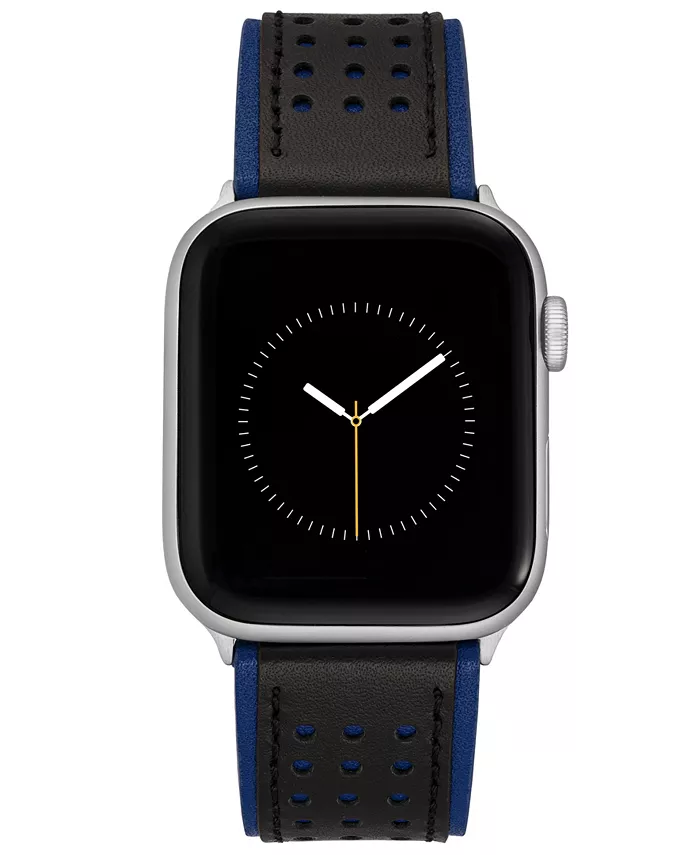 Мужской черно-синий кожаный ремешок премиум-класса с перфорацией для Apple Watch 42/44/45/Ultra/Ultra 2 Vince Camuto
Мужской черно-синий кожаный ремешок премиум-класса с перфорацией для Apple Watch 42/44/45/Ultra/Ultra 2 Vince Camuto