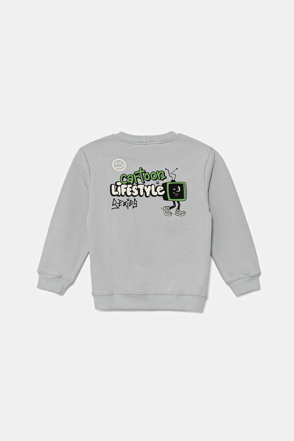 Детская хлопковая толстовка United Colors Of Benetton, серый
Детская хлопковая толстовка United Colors Of Benetton, серый