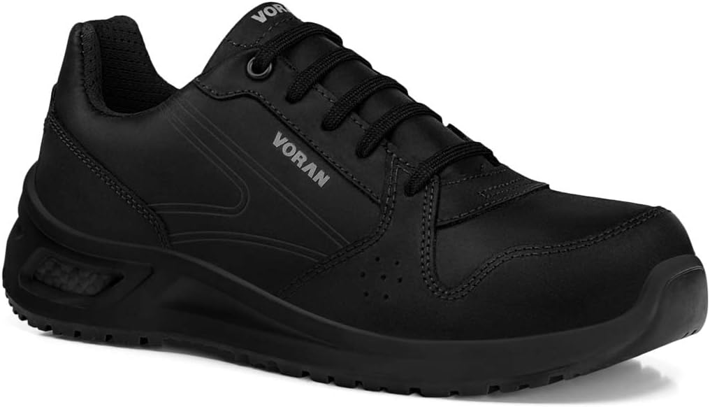 Мужские ботинки VORAN с композитным носком, полностью черные, легкие, комфортные, эргономичные, с защитой EH и противоскользящей подошвой для склада и производства
Мужские ботинки VORAN с композитным носком, полностью черные, легкие, комфортные, эргономичные, с защитой EH и противоскользящей подошвой для склада и производства