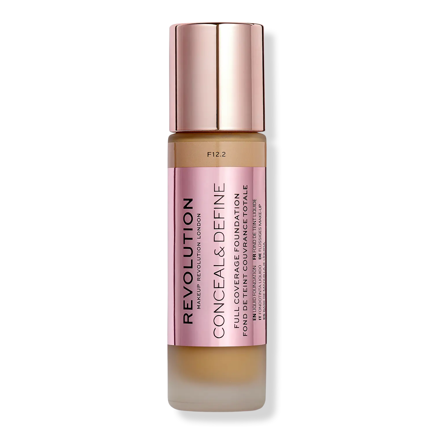 Тональный крем Conceal & Define с полным покрытием Revolution Beauty, F12.2 (for medium/dark skin tones w/ an olive undertone)
Тональный крем Conceal & Define с полным покрытием Revolution Beauty, F12.2 (for medium/dark skin tones w/ an olive undertone)