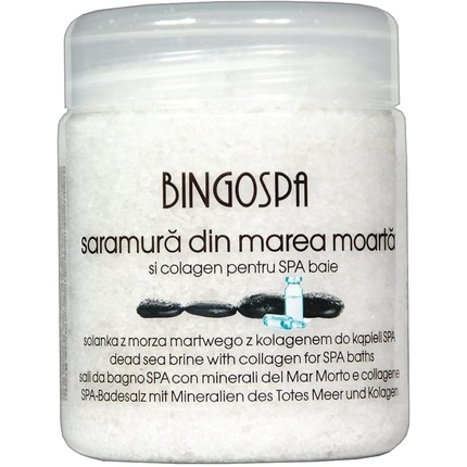 Добавки для ванн Рассол с минералами Мертвого моря и коллагеном Bingospa
Добавки для ванн Рассол с минералами Мертвого моря и коллагеном Bingospa