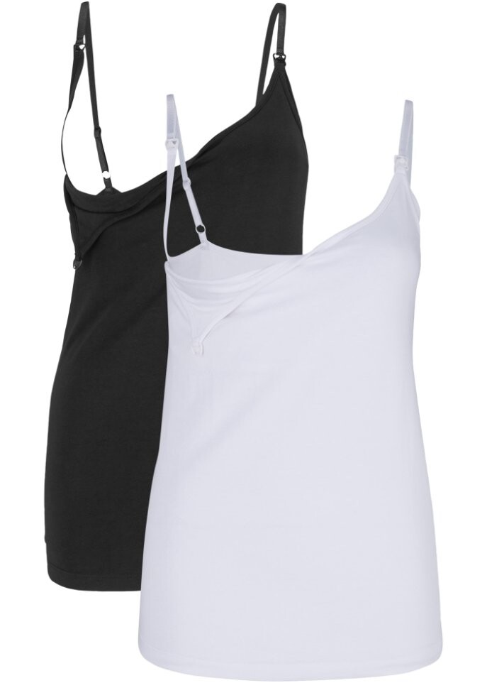 Комплект из 2 топов для кормления из натурального хлопка Bpc Bonprix Collection, черный
Комплект из 2 топов для кормления из натурального хлопка Bpc Bonprix Collection, черный