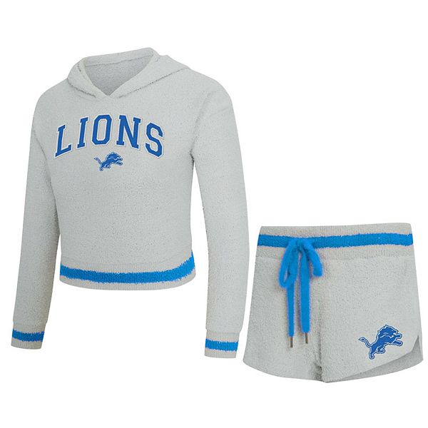 Женский комплект с капюшоном и шортами concepts sport gray detroit lions whitley Unbranded
Женский комплект с капюшоном и шортами concepts sport gray detroit lions whitley Unbranded