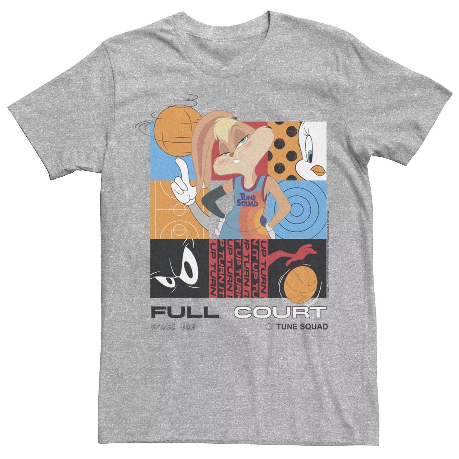 Мужская футболка с портретной панелью и коллажем Space Jam 2 Lola Bunny And Squad Licensed Character
Мужская футболка с портретной панелью и коллажем Space Jam 2 Lola Bunny And Squad Licensed Character