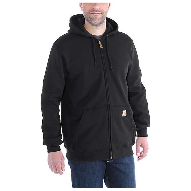 Толстовка с капюшоном Carhartt Zip Hooded Sweatshirt, черный 
Толстовка с капюшоном Carhartt Zip Hooded Sweatshirt, черный