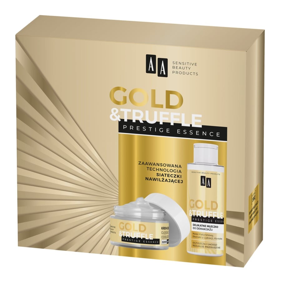 AA, Косметический набор, Gold&Truffle 65+, 2 шт.
AA, Косметический набор, Gold&Truffle 65+, 2 шт.