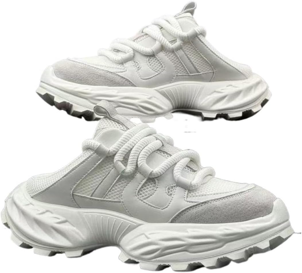 Модные массивные кроссовки с сеткой без задника для мужчин, удобные противоскользящие платформенные кроссовки для бега и прогулок, для уличного стиля и ежедневных городских приключений Ctkvbmeoi, белый
Модные массивные кроссовки с сеткой без задника для мужчин, удобные противоскользящие платформенные кроссовки для бега и прогулок, для уличного стиля и ежедневных городских приключений Ctkvbmeoi, белый