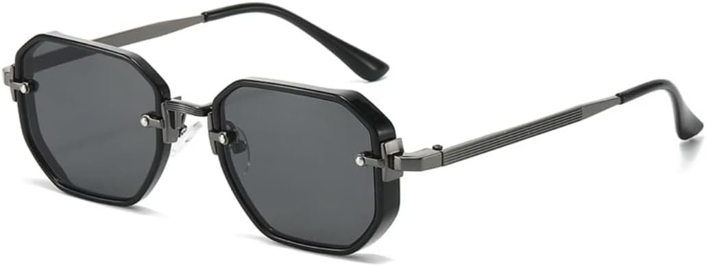 Ретро женские солнцезащитные очки класса люкс с заклепками, градиентные линзы, защита от УФ-излучения UV400; мужские солнцезащитные очки в тренде SZVVBKK, Black Gun Grey
Ретро женские солнцезащитные очки класса люкс с заклепками, градиентные линзы, защита от УФ-излучения UV400; мужские солнцезащитные очки в тренде SZVVBKK, Black Gun Grey