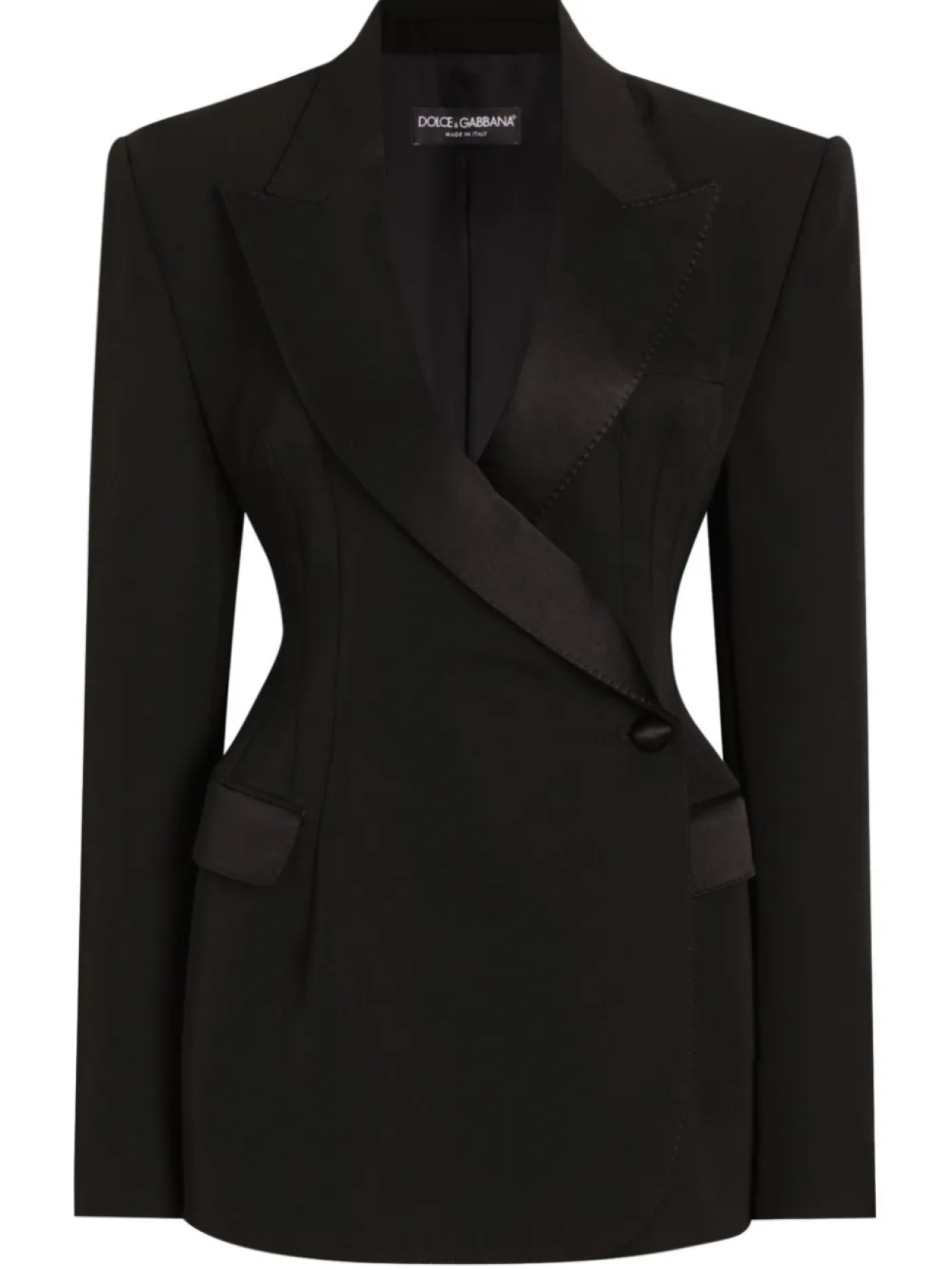 Двубортный пиджак Dolce & Gabbana, черный
Двубортный пиджак Dolce & Gabbana, черный