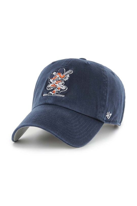 Хлопковая бейсболка MLB Detroit Tigers 47 brand, темно-синий 
Хлопковая бейсболка MLB Detroit Tigers 47 brand, темно-синий