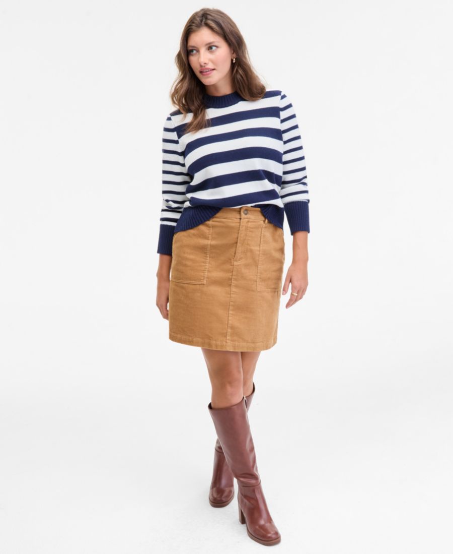 Женский свитер с длинными рукавами и круглым вырезом, размеры XXS-3X On 34th, Blue Stripe
Женский свитер с длинными рукавами и круглым вырезом, размеры XXS-3X On 34th, Blue Stripe