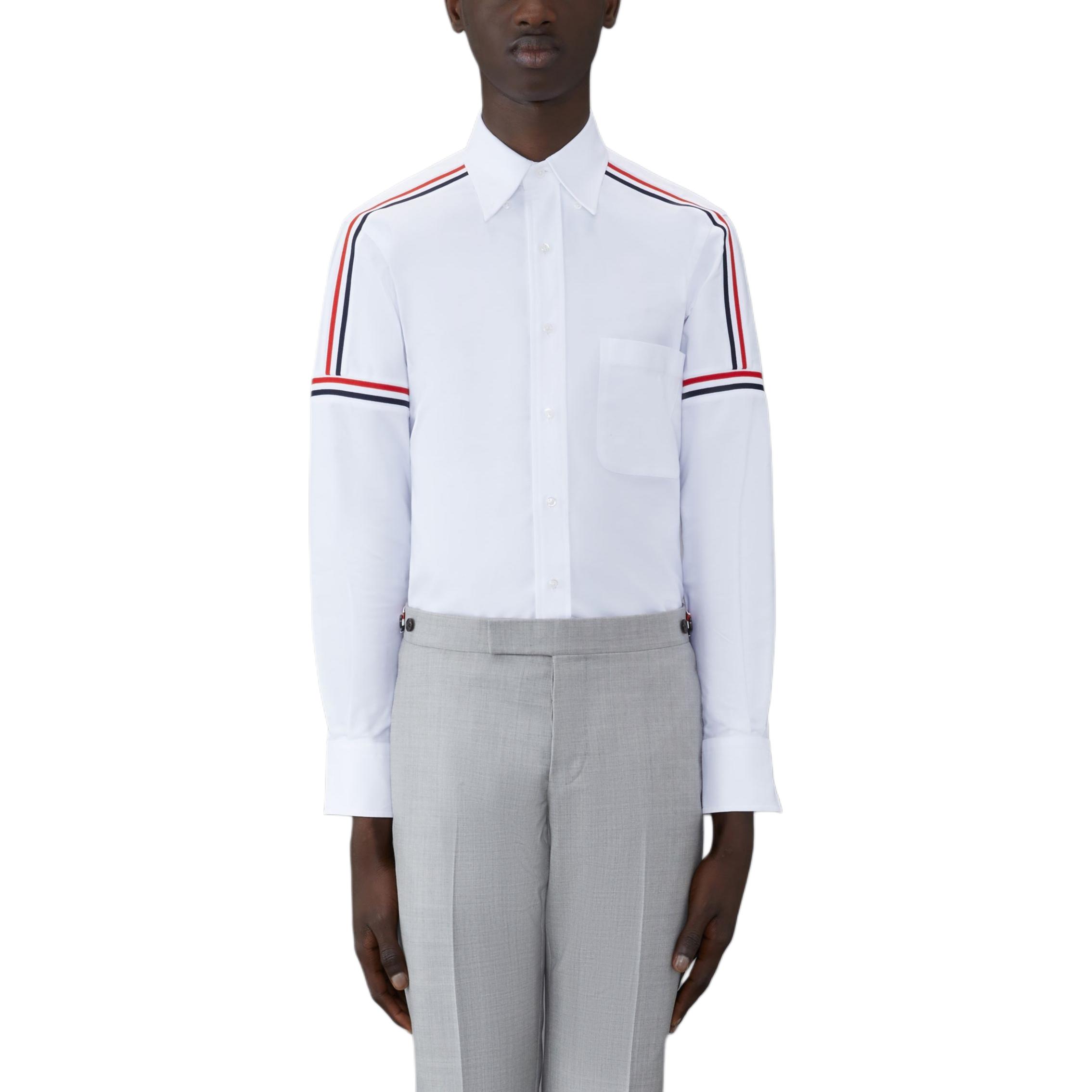 Рубашка с нашивкой-логотипом THOM BROWNE, белый
Рубашка с нашивкой-логотипом THOM BROWNE, белый