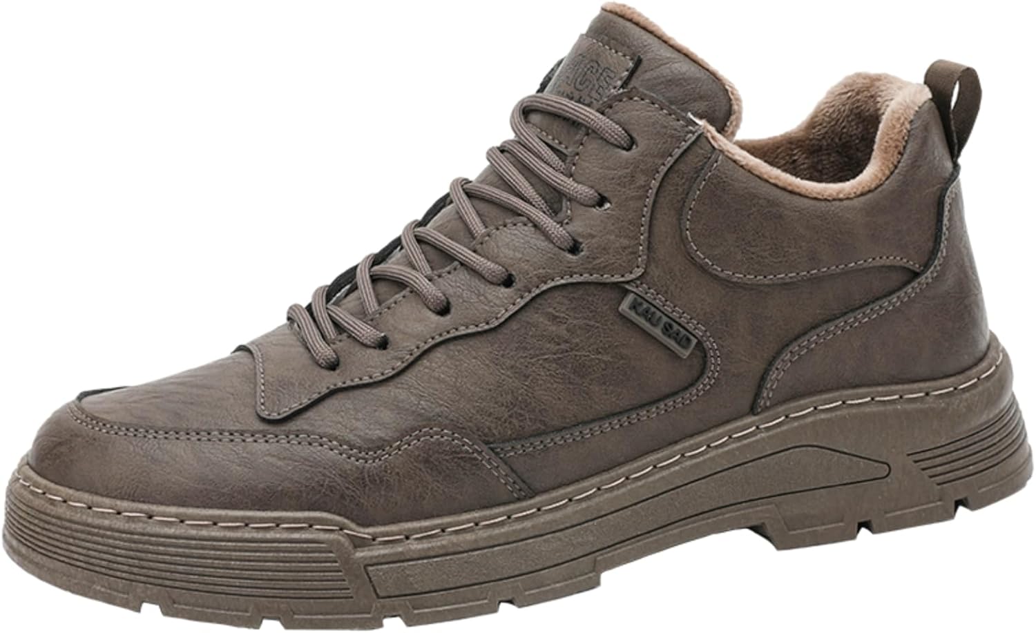 Мужские коричневые флисовые ботинки на подкладке с шнуровкой, теплая повседневная обувь на зиму Aokisx
Мужские коричневые флисовые ботинки на подкладке с шнуровкой, теплая повседневная обувь на зиму Aokisx