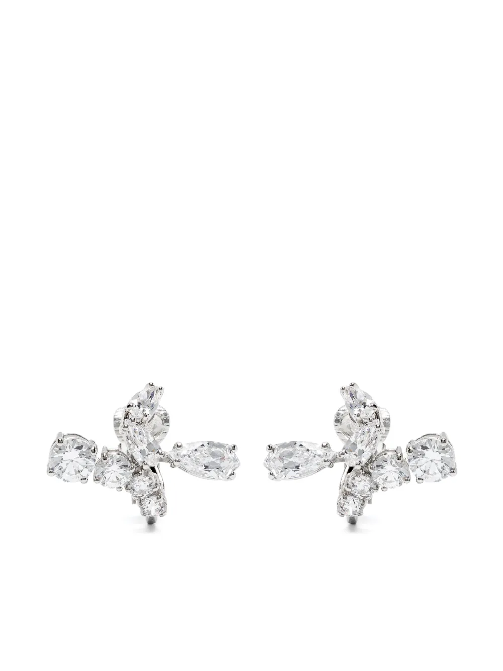 Серьги-клипсы Matrix Swarovski, серебряный
Серьги-клипсы Matrix Swarovski, серебряный