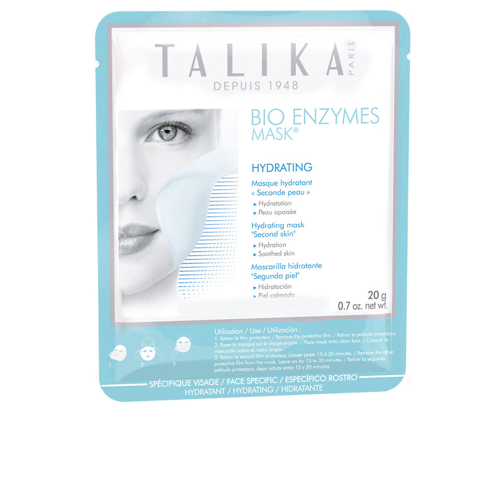 Маска для лица Bio enzymes hydrating mask Talika, 20 г
Маска для лица Bio enzymes hydrating mask Talika, 20 г