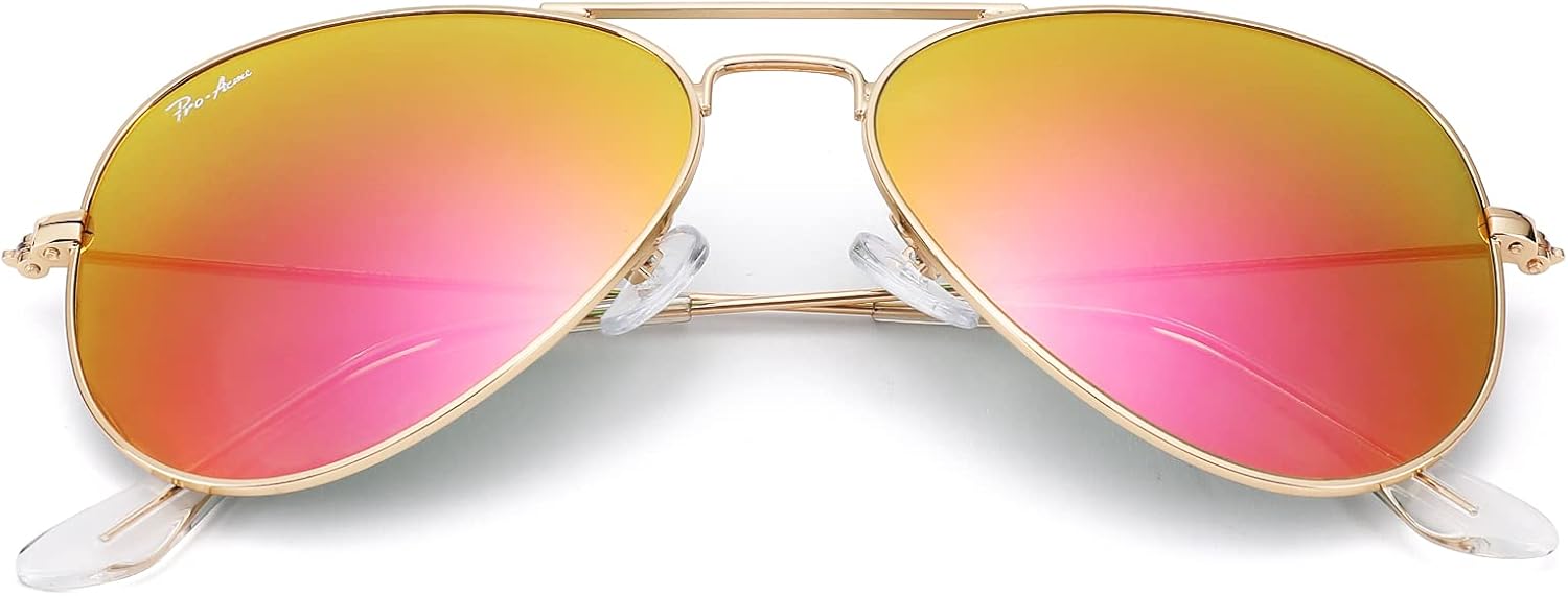 Солнцезащитные очки Pro Acme Classic Aviator для женщин и мужчин, линзы из стекла, металлическая оправа, защита от УФ-излучения UV400, очки для водителя, A8 Purple Mirrored/Glass/Non Polarized
Солнцезащитные очки Pro Acme Classic Aviator для женщин и мужчин, линзы из стекла, металлическая оправа, защита от УФ-излучения UV400, очки для водителя, A8 Purple Mirrored/Glass/Non Polarized