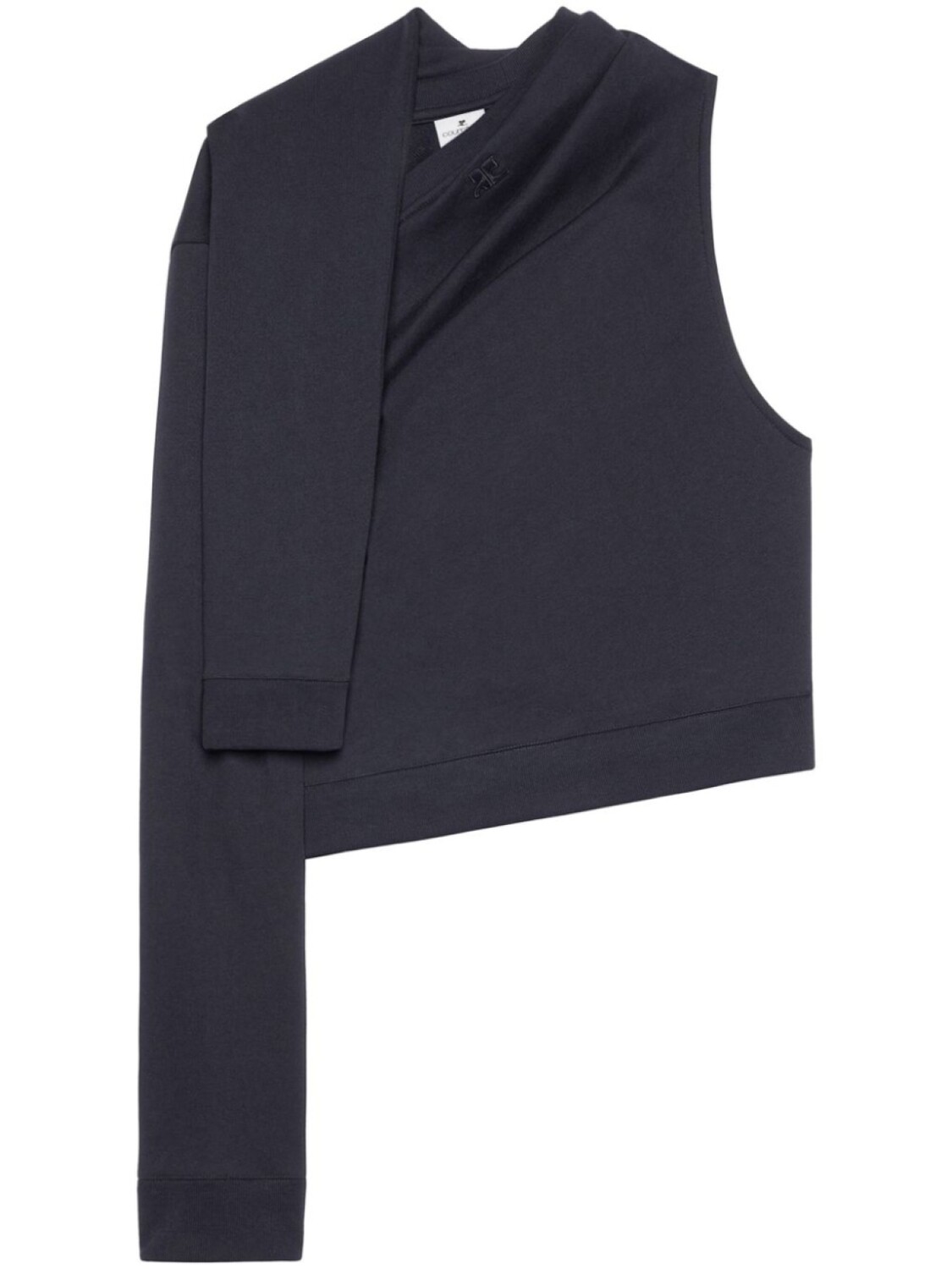 Courrèges толстовка асимметричного кроя с открытыми плечами, черный
Courrèges толстовка асимметричного кроя с открытыми плечами, черный