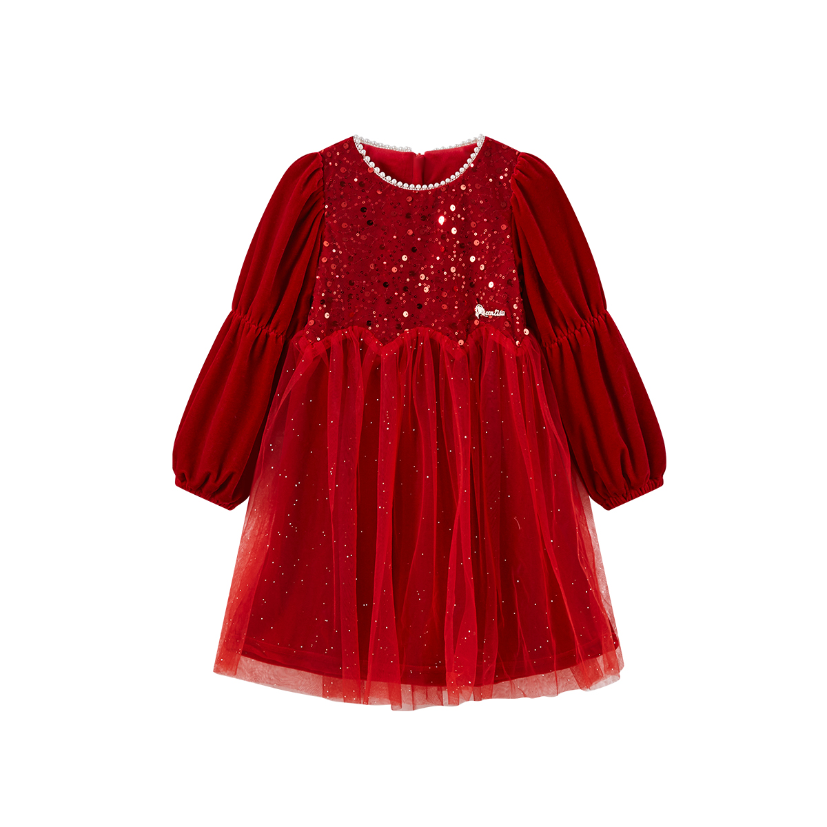 Детское платье с круглым вырезом и утолщенным верхом Disney, красный
Детское платье с круглым вырезом и утолщенным верхом Disney, красный