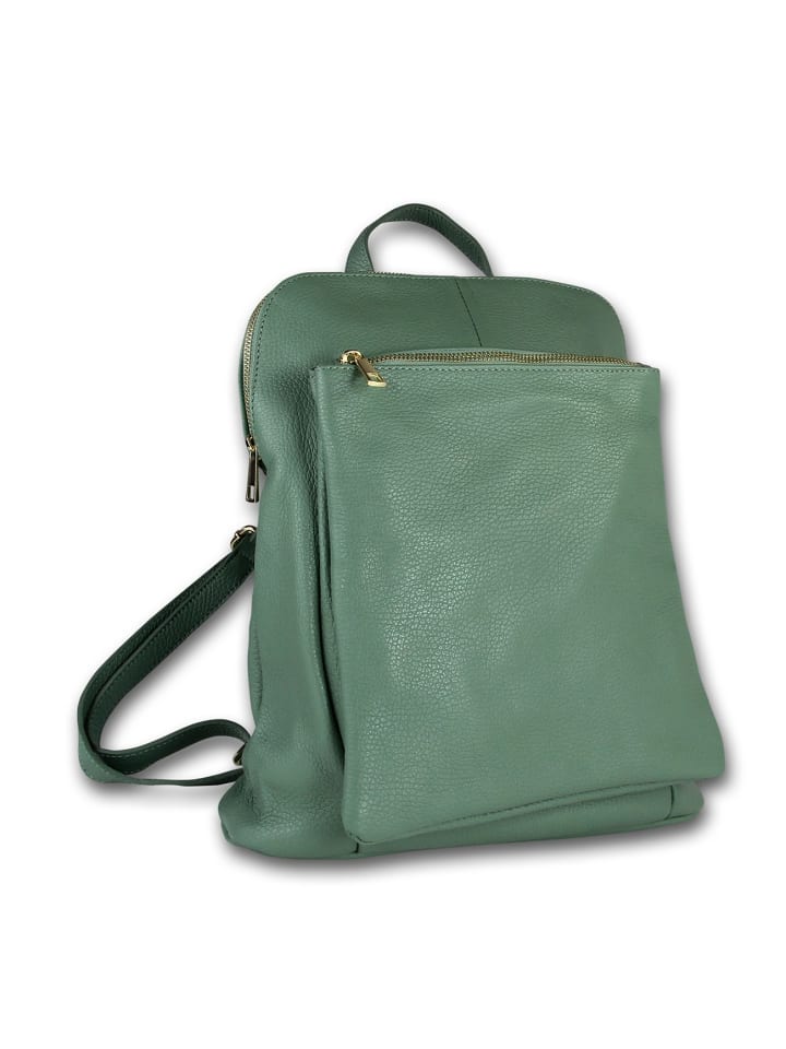 Кожаный городской рюкзак Toscanto, светло-зеленый, примерно 30 см
Кожаный городской рюкзак Toscanto, светло-зеленый, примерно 30 см
