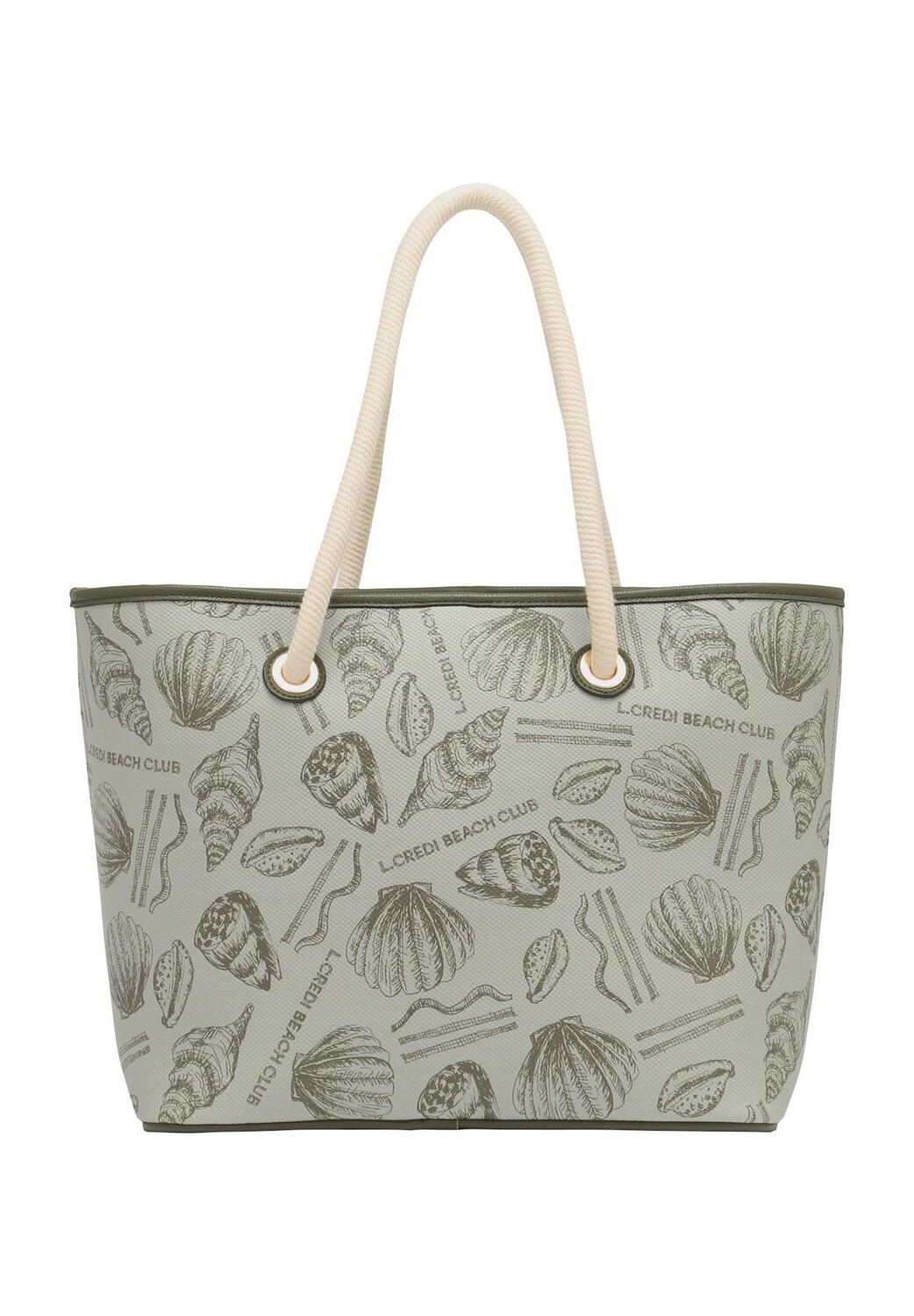 Шопер, имитация кожи, принт ракушек, для женщин L.CREDI, хаки
Шопер, имитация кожи, принт ракушек, для женщин L.CREDI, хаки