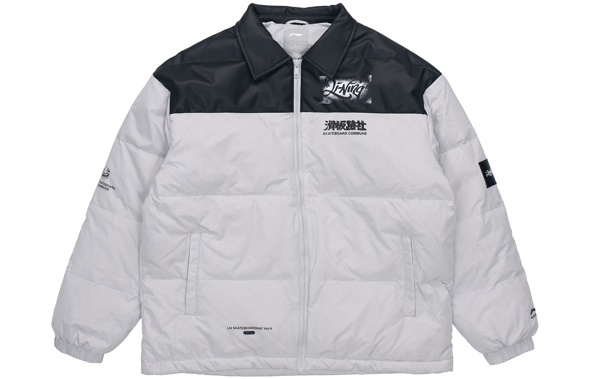 Лининг мужская пуховая куртка для скейтбординга монетный серый
Лининг мужская пуховая куртка для скейтбординга монетный серый