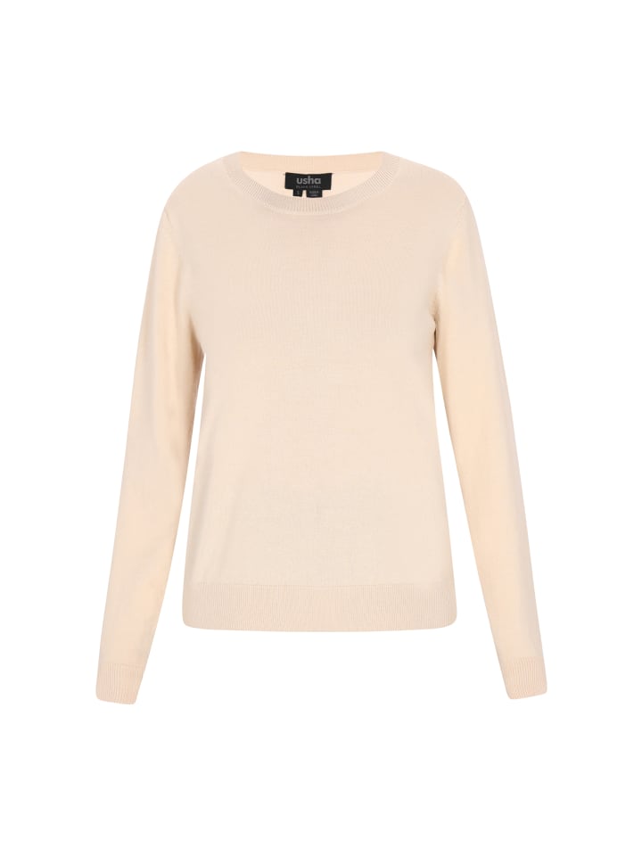 Женский свитер бежевого цвета usha BLACK LABEL
Женский свитер бежевого цвета usha BLACK LABEL