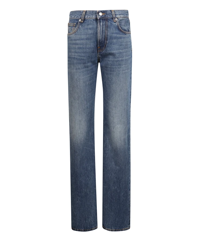 Джинсы с высокой талией, прямой низ. Haikure, синий
Джинсы с высокой талией, прямой низ. Haikure, синий