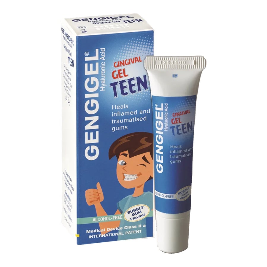 Gengigel, Teen 0.20% Ha, ортодонтический гель с гиалуроновой кислотой для детей и подростков, 15 мл
Gengigel, Teen 0.20% Ha, ортодонтический гель с гиалуроновой кислотой для детей и подростков, 15 мл