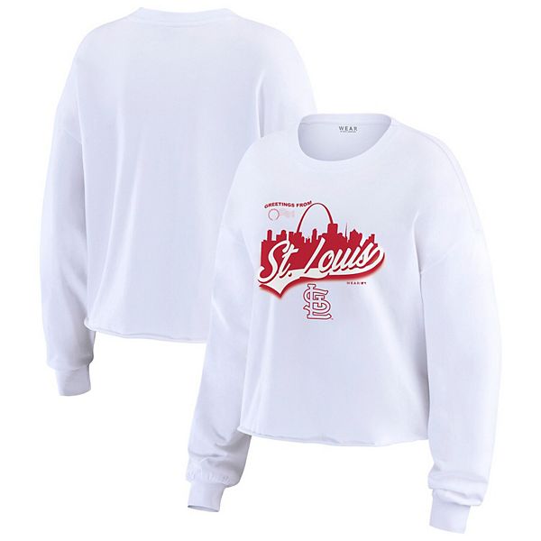 Женская белая футболка с длинным рукавом St Louis Cardinals Wear By Erin Andrews, Белый, Женская белая футболка с длинным рукавом St Louis Cardinals Wear By Erin Andrews
Женская белая футболка с длинным рукавом St Louis Cardinals Wear By Erin Andrews, Белый, Женская белая футболка с длинным рукавом St Louis Cardinals Wear By Erin Andrews