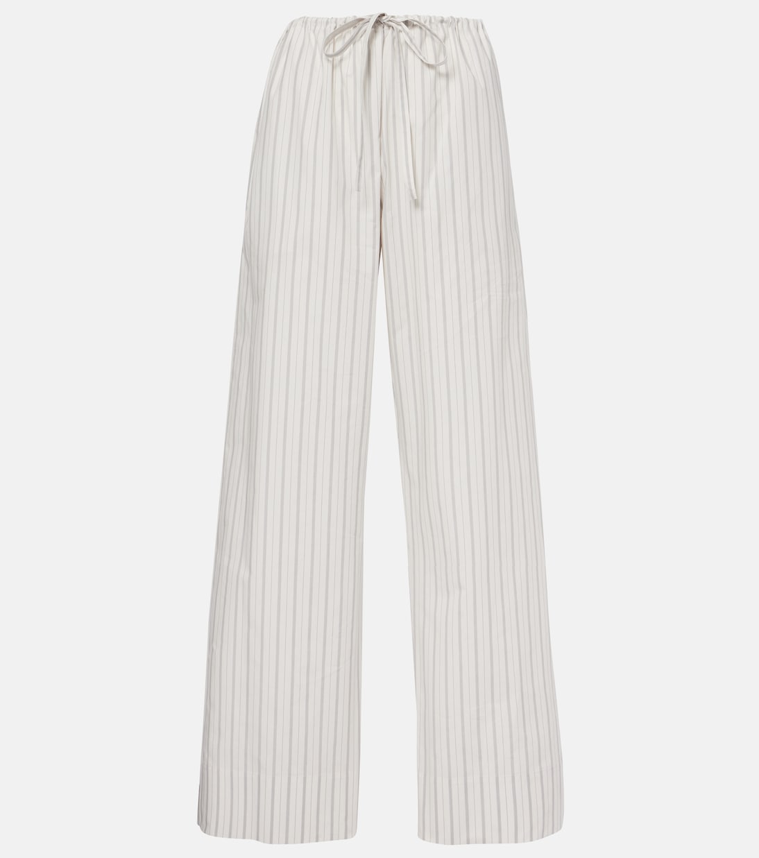 Хлопковые брюки с широкими штанинами Hypnosta из поплина The Row, White/Graphite
Хлопковые брюки с широкими штанинами Hypnosta из поплина The Row, White/Graphite